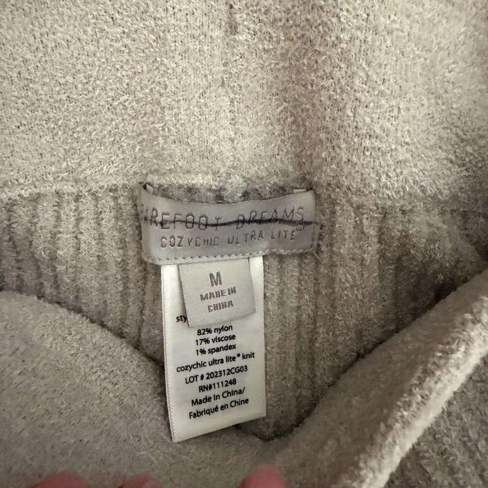 Barefoot Dreams Ribbed Wide-Leg Pants - size Medium - Picture 7 of 7